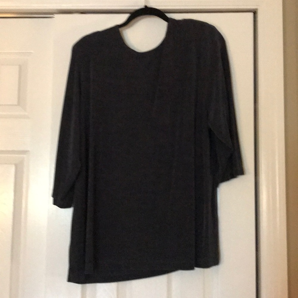 Dark grey Vikki Vi top